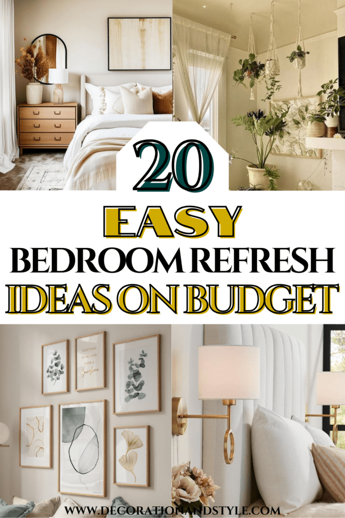 20 Easy Ways For a Bedroom Refresh on a Budget