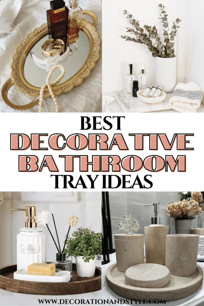 Best Decorative Bathroom Tray Ideas 